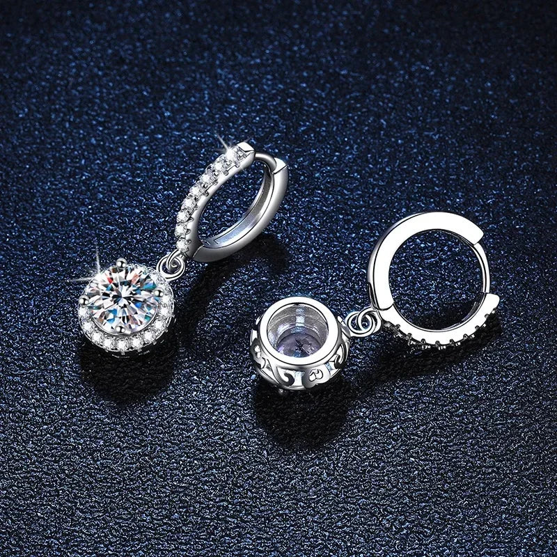 Sterling Silver Crystal Drop Earrings