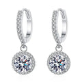 Sterling Silver Crystal Drop Earrings